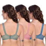 Full Coverage Non Padded Bra Pack of 3