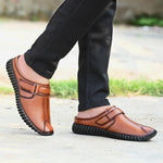 Men's Bantu Style Tan Loafer Casual Shoe