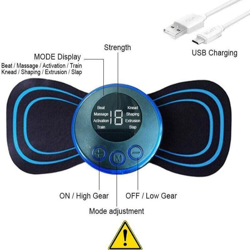 Mini Massager with 8 Modes and 19 Strength Levels
