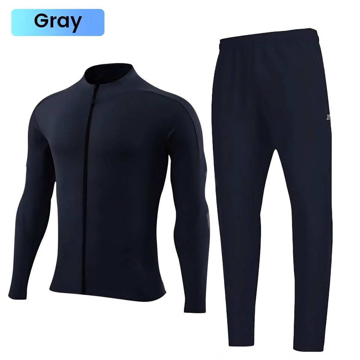 Unisex Work Out Solid Track Suit