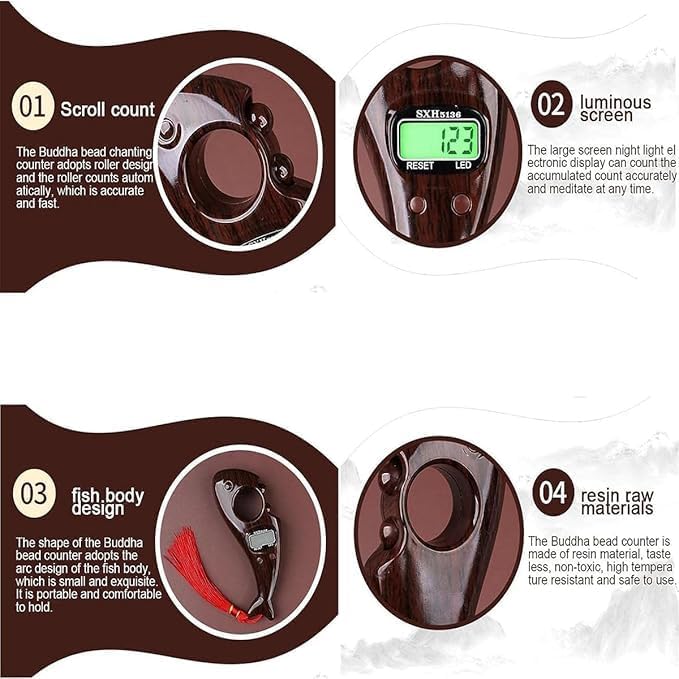 Digital Finger Jap Counter for Prayer