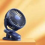 USB Silent Fan 3 Speed Handheld Fan 1200mAh Table Fan
