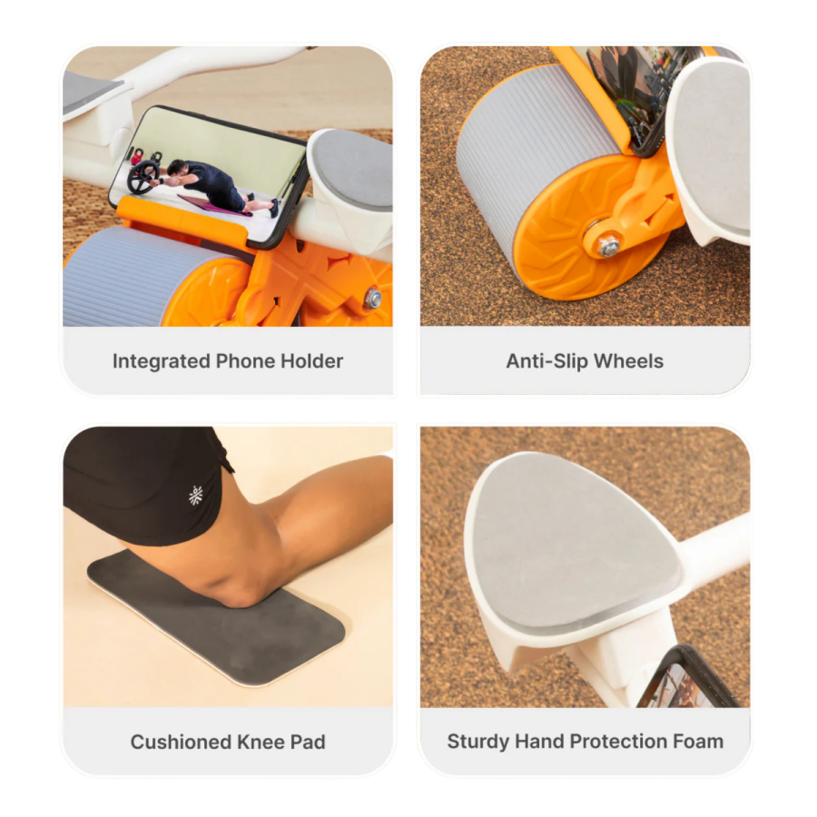 BuyHives™ Ab Roller Wheel for Core & Belly Fat Workout